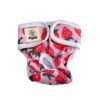 Pañal reutilizable para hembra – modelo Fresas