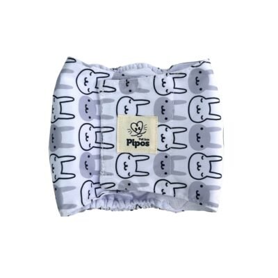 Pañal reutilizable para perro macho – modelo Conejitos Soft