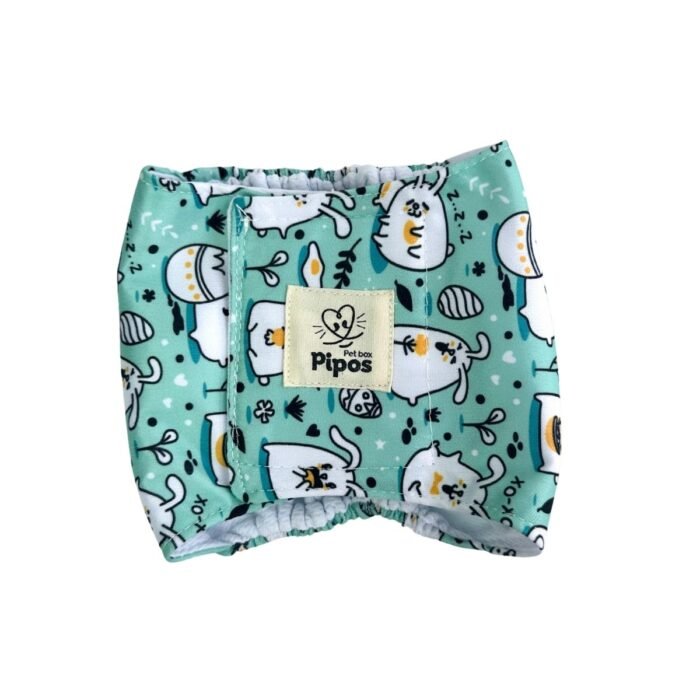 Pañal reutilizable para perro macho – modelo Pascua