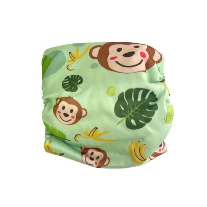 Pañal reutilizable para perro macho – modelo Mono Tropical