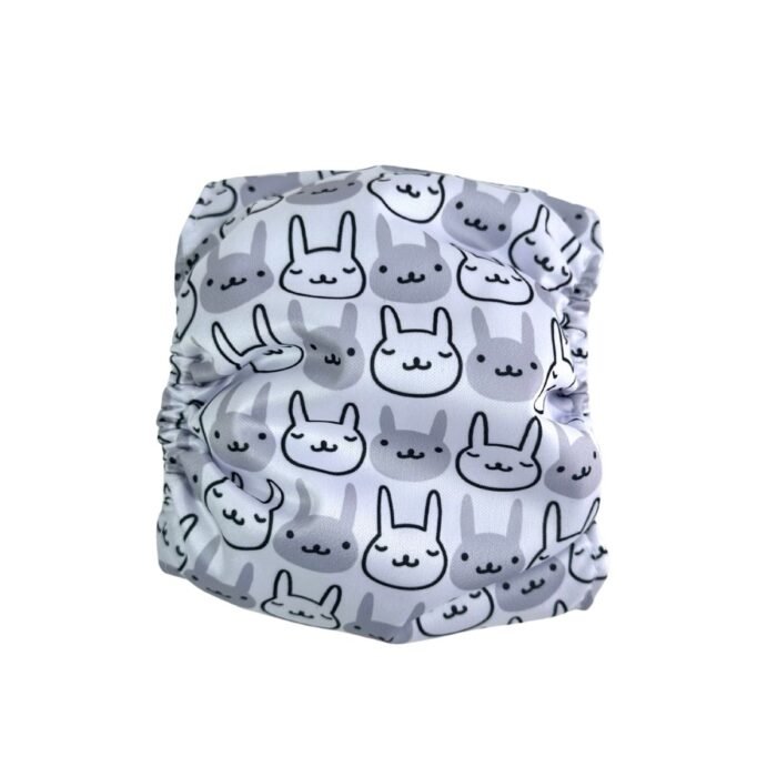 Pañal reutilizable para perro macho – modelo Conejitos Soft