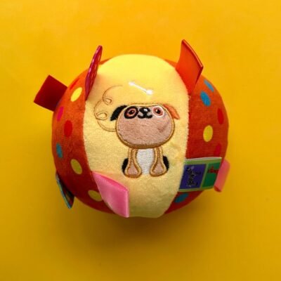 Pelota interactiva con campana para perros – modelo Perrito