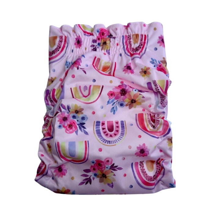 Pañal reutilizable para hembra – modelo Sueños Pastel