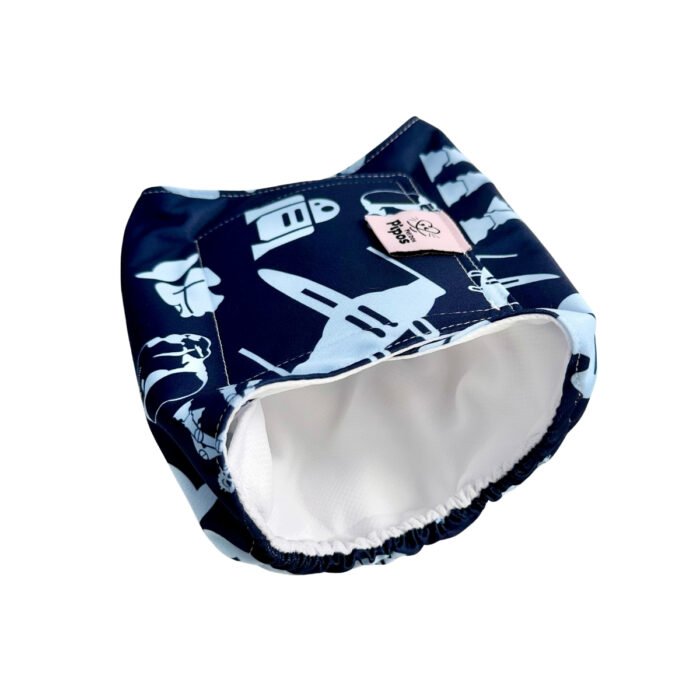 Pañal reutilizable para macho – modelo Galáctico