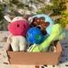Pet box edición especial Farm Party Box de Pipos Pet Box con peluche de vaca o cerdito y dona gigante (4) Pet Box – Party Mix