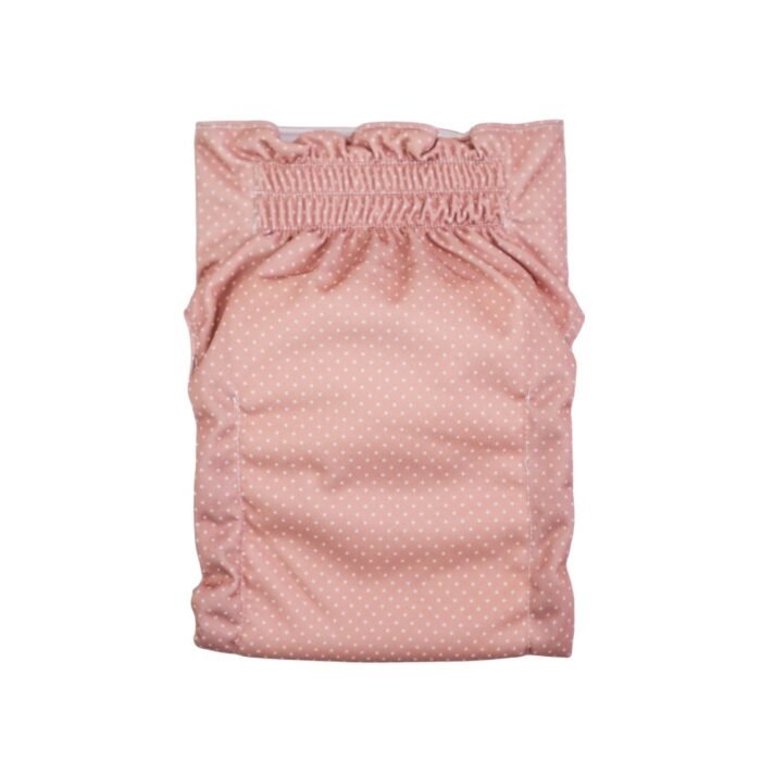 Pañal reutilizable para hembra – modelo Soft Dots Beige