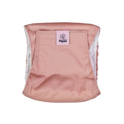 Pañal reutilizable para macho – modelo Soft Dots Beige