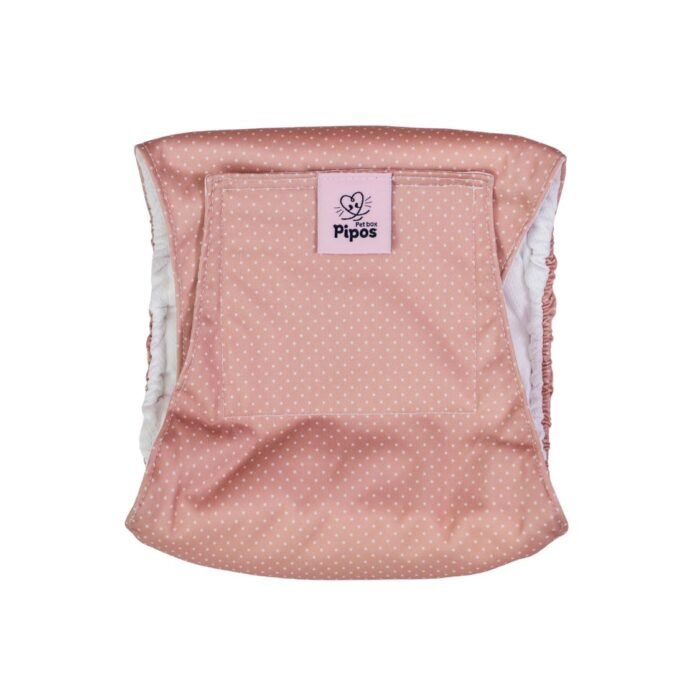 Pañal reutilizable para macho – modelo Soft Dots Beige