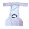 Vista de pañal reutilizable interior para perrita Pañal reutilizable para hembra – modelo Unicornios